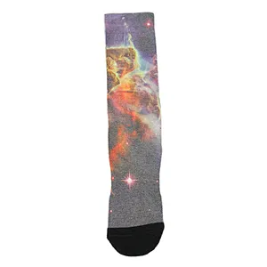 custom 3D logo digital printed photo print socks printing