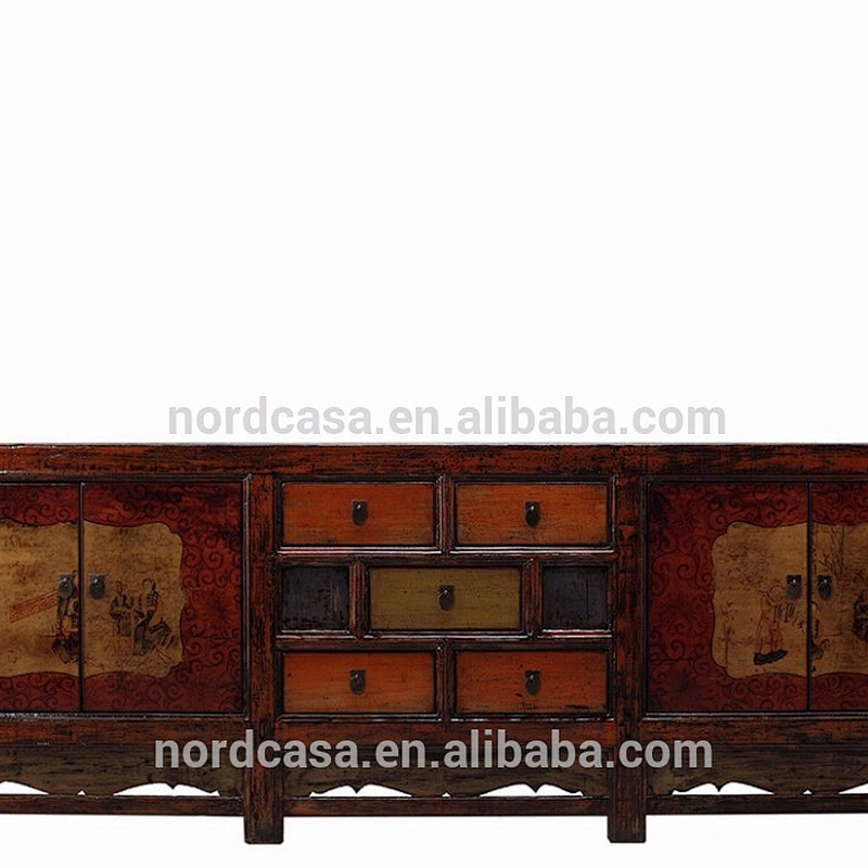 Chinese hand painted Cabinet