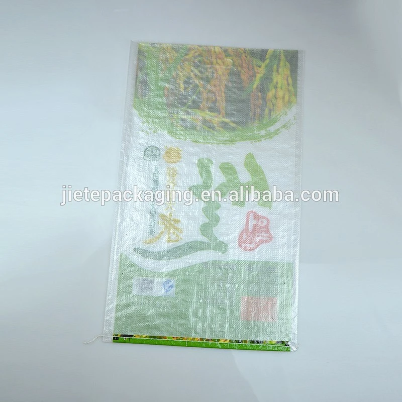 China supplier pp woven bag for packing rice, flour, seeds, peanut 50kg 25kg 5kg