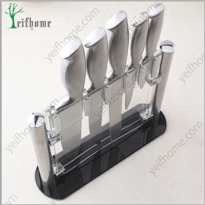 Wholesales stainless steel knife set with forged abs handle