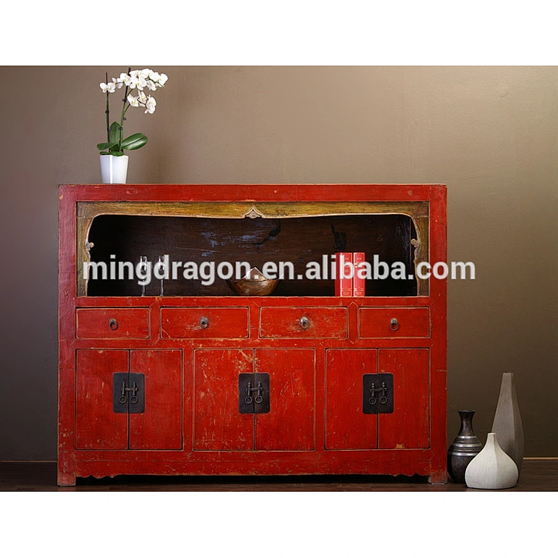 Antique home furniture wooden showing cabinet