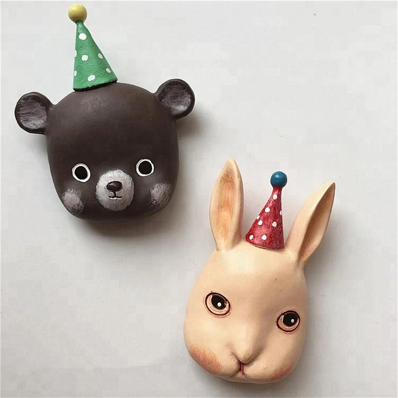 Cartoon animal resin fondant Cake decoration mold Chocolate molds silicone aroma stone mould