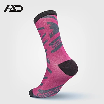 Daily Logo Custom 3D Digital Print Fashion Dress Bamboo Yarn Soft High Socks