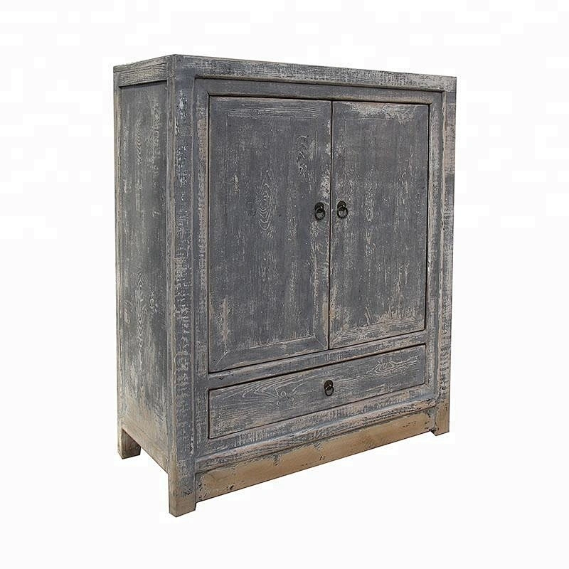 chinese distressed vintage shabby chic storage living room furniture