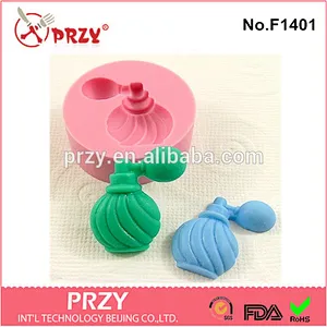 f1401 przy Fondant Cake Decorating Tools Perfume Bottle Silicone Cake Mold