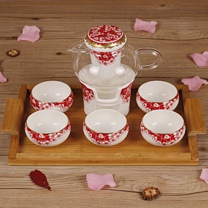 花茶杯套釉瓷泡玻璃茶壶