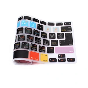 hot sale 2018 Logic Pro X Functional Silicone Keyboard Russian Skin laptop skin covers For Macbook Pro 13 Retina for mac pro 15