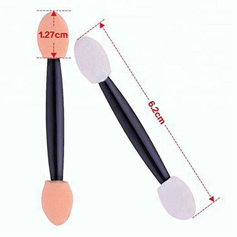 Custom private label single shimmer makeup eyeshadow blending brush packaging applicator