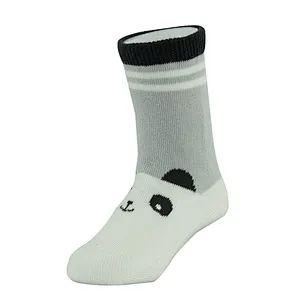 High Quality Cotton Jacquard Panda Animal Pattern Children Tube Socks
