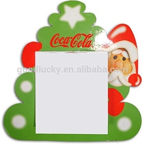 Custom shaped and funny oem logo advertising magnetic scratch pad
