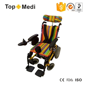 Aluminum power chair children adjustable electric wheelchair