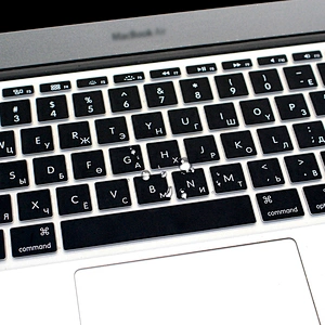 China Factory Laptop Custom Mongolian custom keyboard Silicone Keyboard Skin For macbook 11 inch air 116 inch laptop skin
