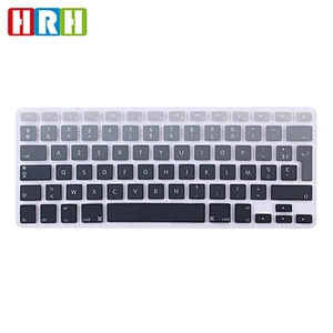 Ali baba french china waterproof keyboard protector French Keyboard Skins custom silicone keyboard cover for Macbook Pro 13 15