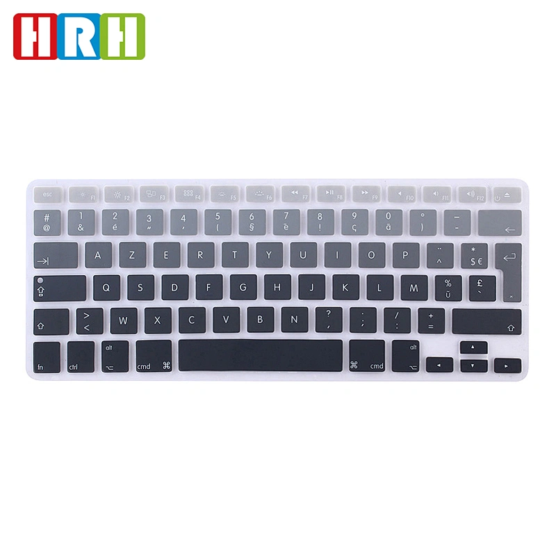 Ali baba french china waterproof keyboard protector French Keyboard Skins custom silicone keyboard cover for Macbook Pro 13 15