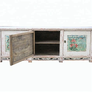 chinese antique distressed rustic storage sideboard furniture