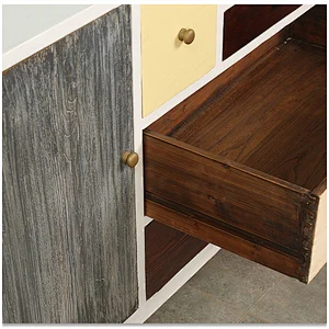 chinese antique solid wood European Mediterranean Cabinet
