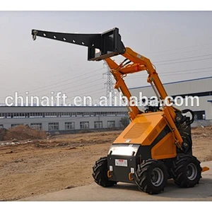 HOT!! multi functional Mini Skid steer loader with bucket and other attachments for sale