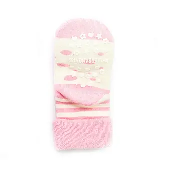 Autumn Winter wholesale kids manufacturers Newborn non slip floor lovely cartoon cat bear coral velvet Baby shoe Socks