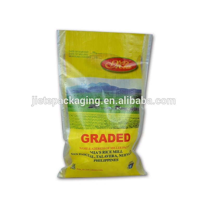 PP woven flower seed, fertilizer, feed, rice, grain bag 25kg