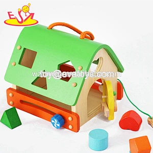 Wholesale new fashion multifunction wooden developmental toy for baby gift W12D082
