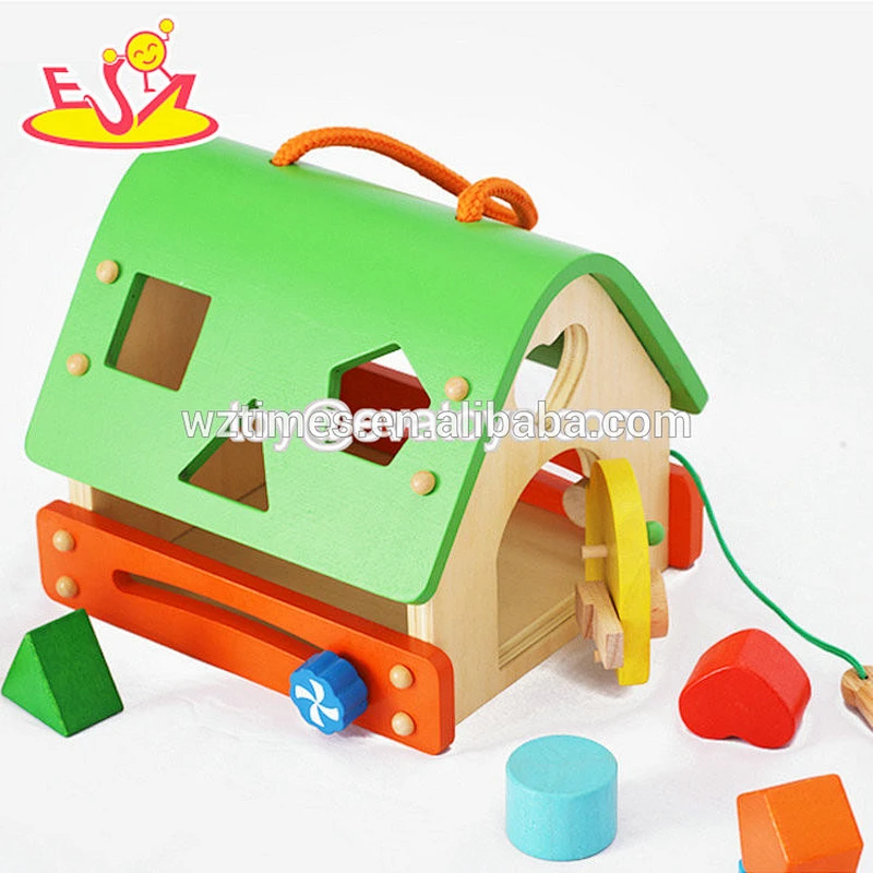 Wholesale new fashion multifunction wooden developmental toy for baby gift W12D082