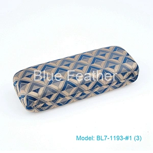 Fashion Hard PU Leather Glasses Case With Custom Logo for Unisex