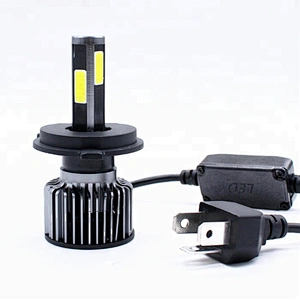 Lightech LED Headlight 4 Sides Mini 4800Lumen HB2 H4 H13 9004 9007 9008 Bulb