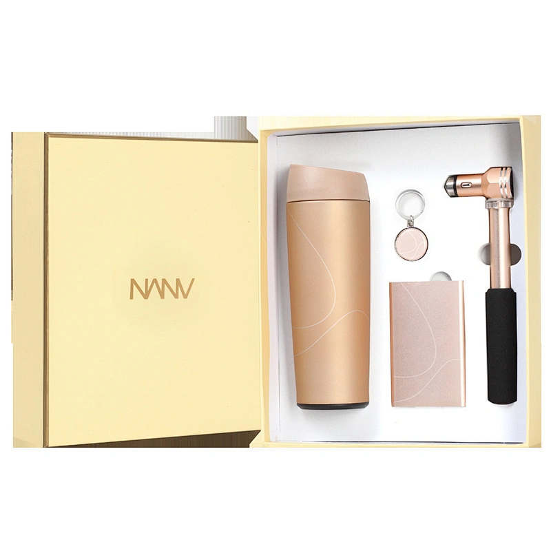 Guangzhou wholesale luxury business gift sets with power bank flask mugs for Father's Day gifts