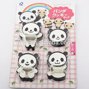 T107 PRZY panda shape cake decorating tools , panda shape cookie cutter set