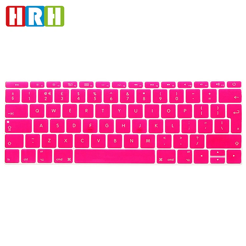 custom silicone keyboard cover English Laptop Keyboard Skin for MacBook Pro 13