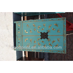 Chinese antique butterfly cabinet bedroom