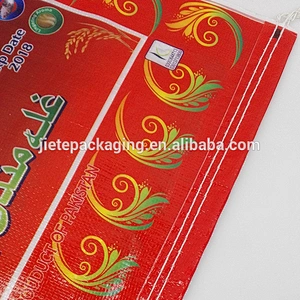 Video, 100% virgin plastic pp woven rice packaging bags design