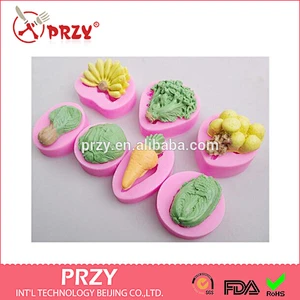 F3039 PRZY Silicone baking mold fondant carrot cake silicone mould