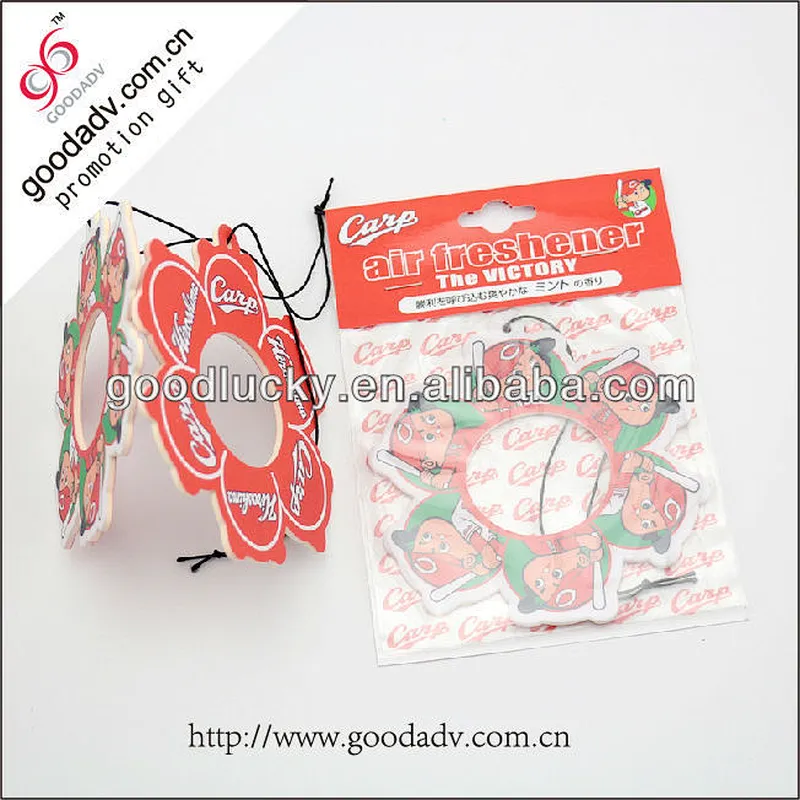 2017 hanging aroma paper hotel air freshener for car