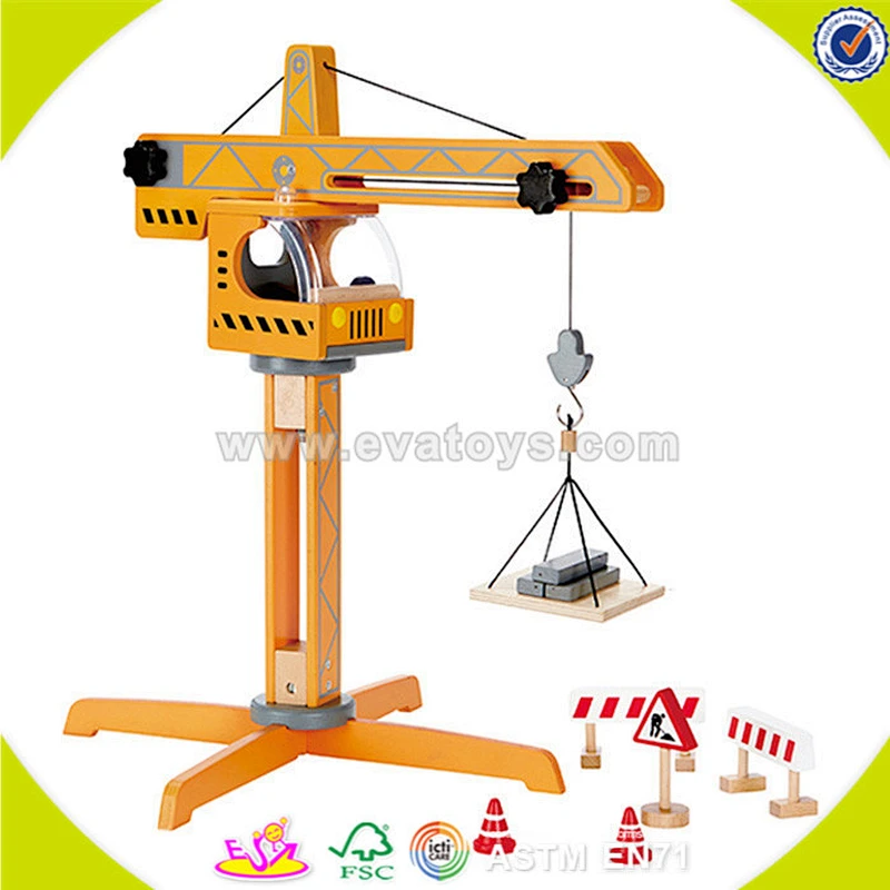 wholesale kids wooden engineering toys new design children wooden engineering toy cheap wooden engineering toy W04B018