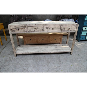Reclaim wood furniture, chinese antique furniture sideboard table with drawers
