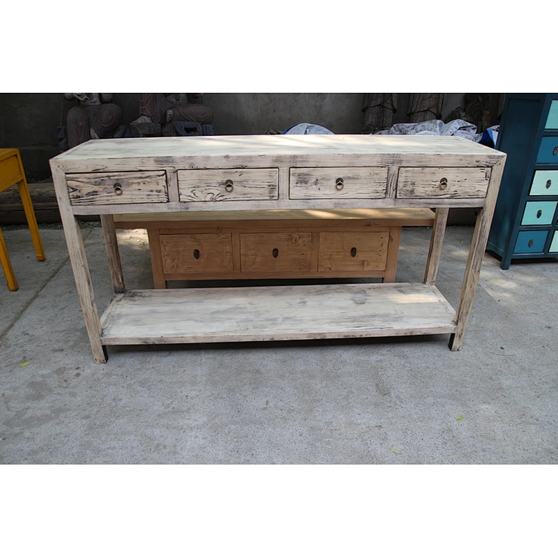 Reclaim wood furniture, chinese antique furniture sideboard table with drawers