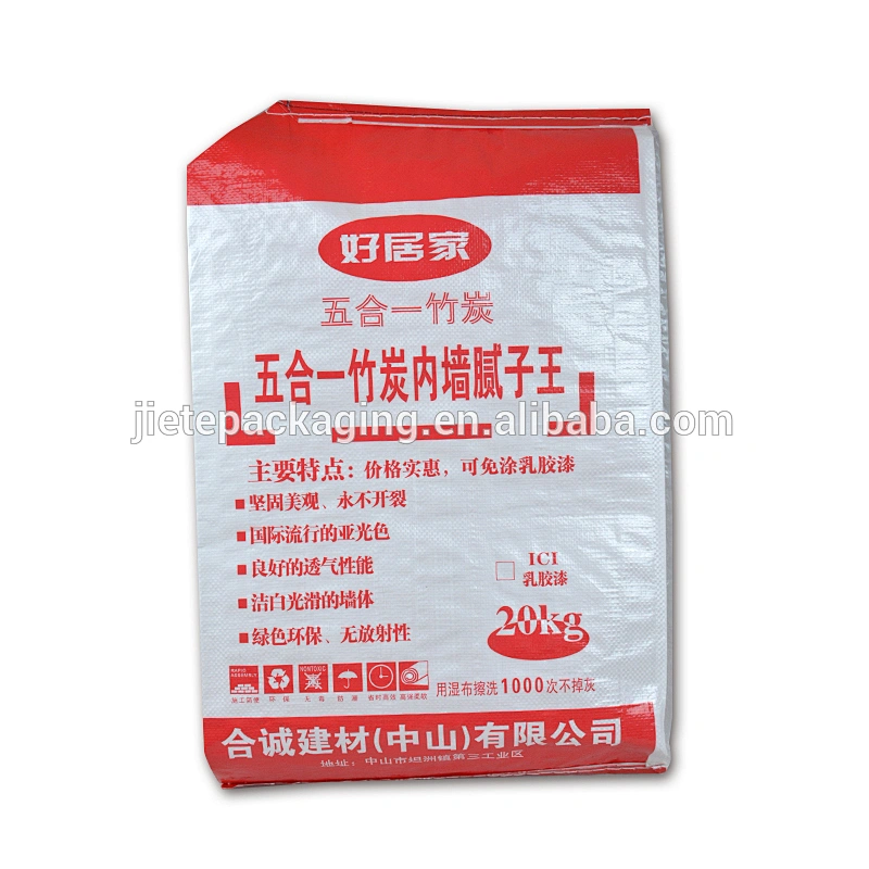 50kg bag size of cement, putty with valve port