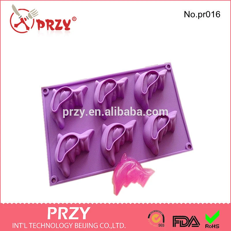 Dolphin shaped silicone cake mold supplier
