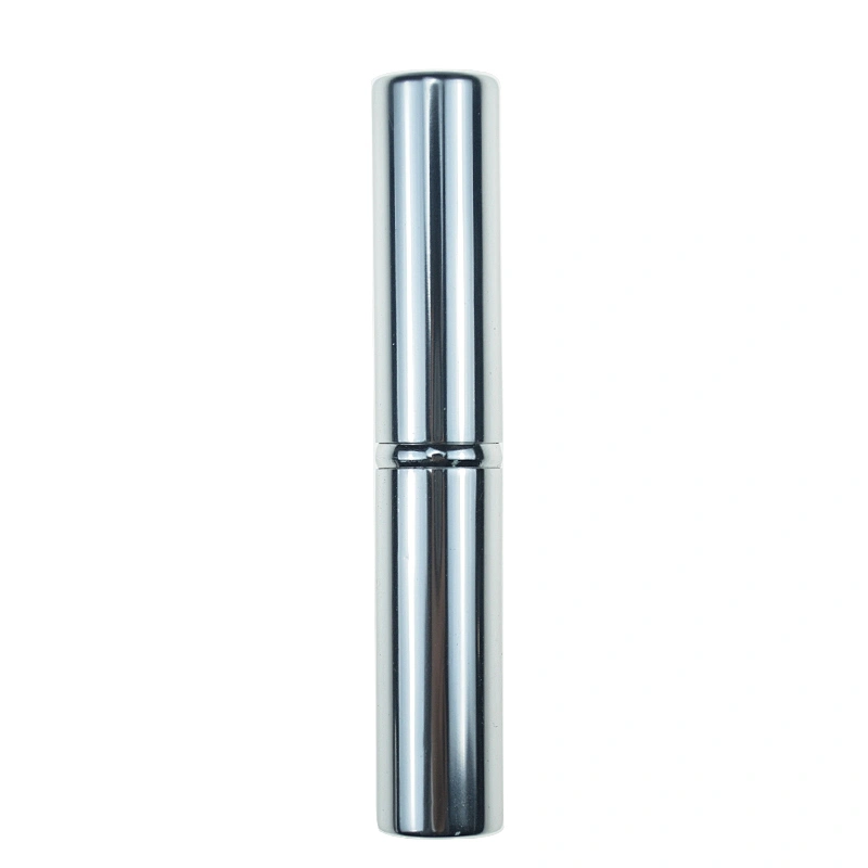 Customer logo Silver metal handle Synthetic hair high quality retractable power brush