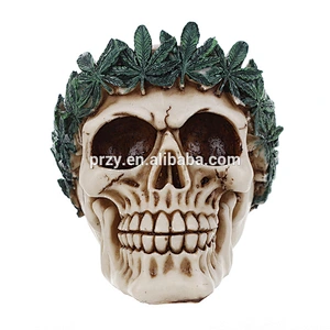 S9124 Halloween Silicone Chocolate Mould 3d leaf wreath skull mold Embossing Skull Skeleton Chocolate Mold