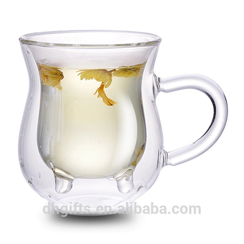 Double Wall Glass Cup heat resistant glass bottle glass cookware