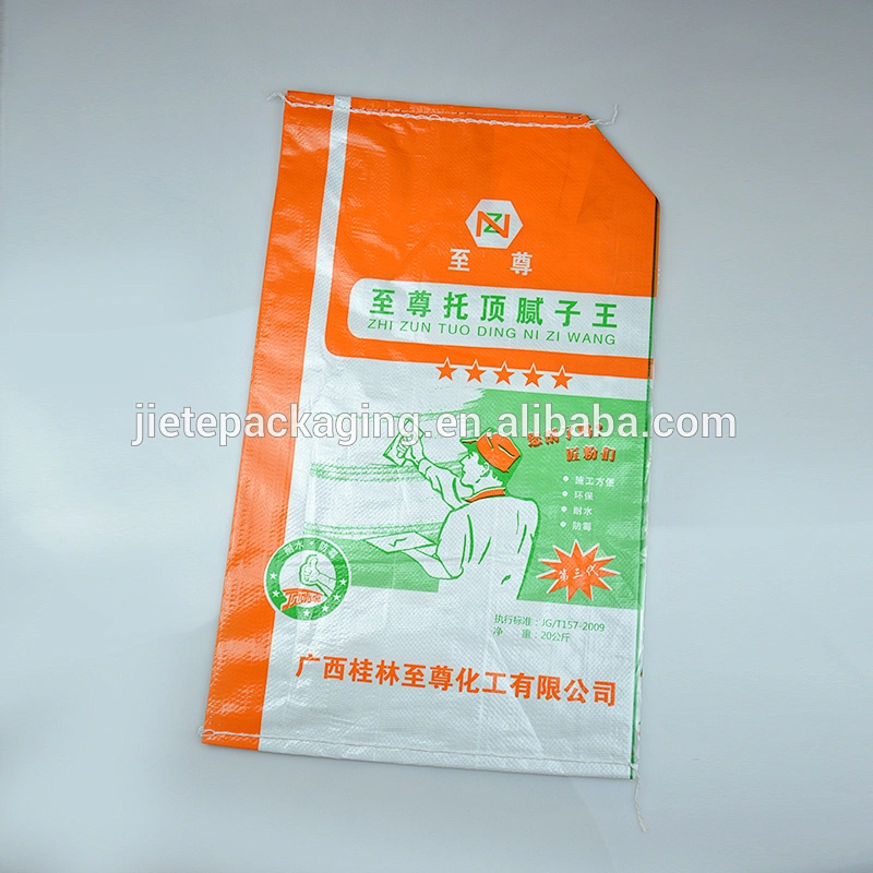 pp polypropylene woven valve bag for packaging lacquer putty, cement sacks