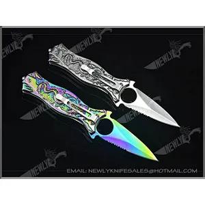 Camping Military Knife 440 Stainless Steel Folding Pocket Knife