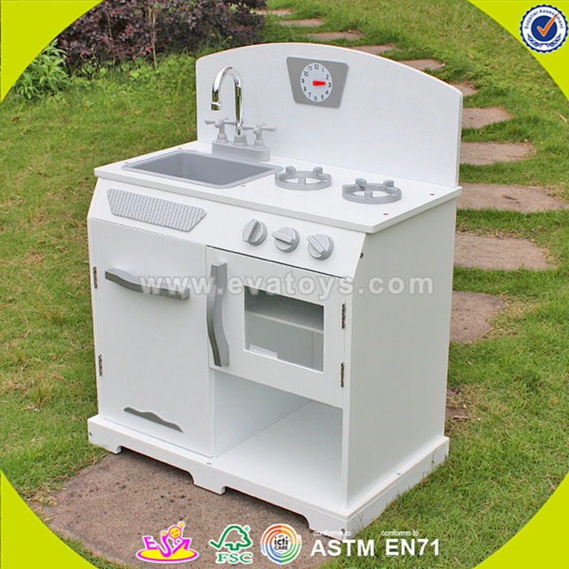 wholesale funny wooden children toy kitchen for pretend W10C134B
