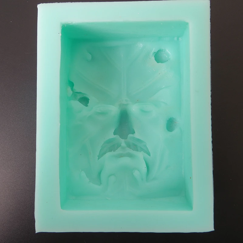 Factory direct supply handmade creative soap bearded tree man silicone soap mold