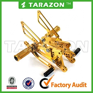 CNC Billet Adjustable Rear sets Footrest Footpeg For R6