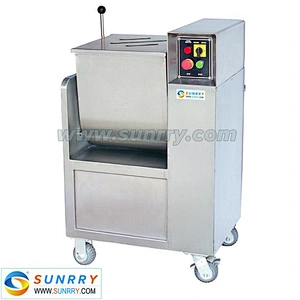Commercial electric meat mixer and meat filling machine designed for processing various crushed food