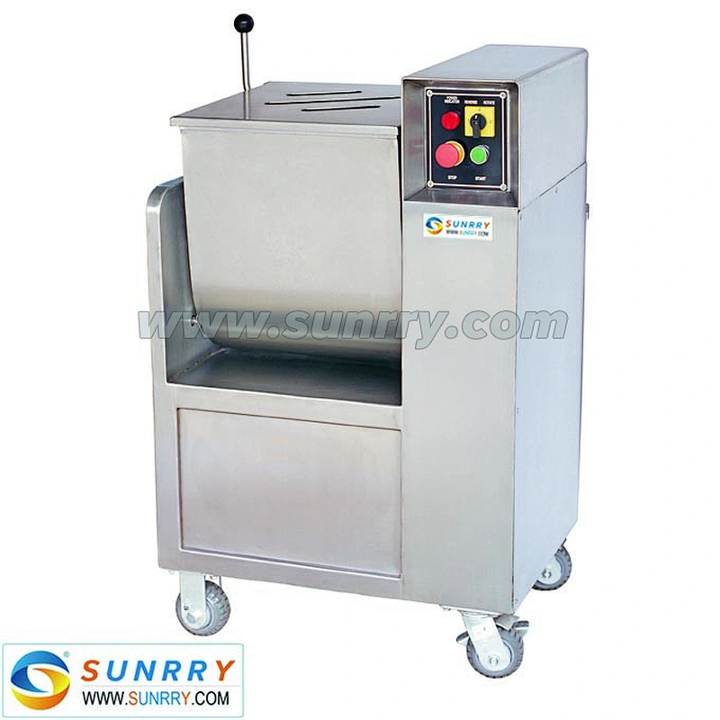 Commercial electric meat mixer and meat filling machine designed for processing various crushed food
