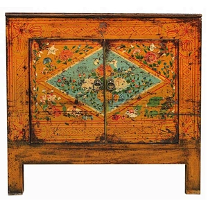 wholesale antique reproduction oriental painted storage furniture